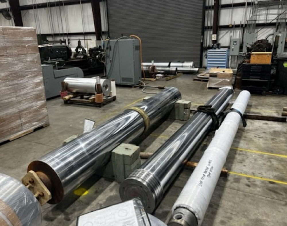 Hard chrome plated rods and shafts at H&M Plating